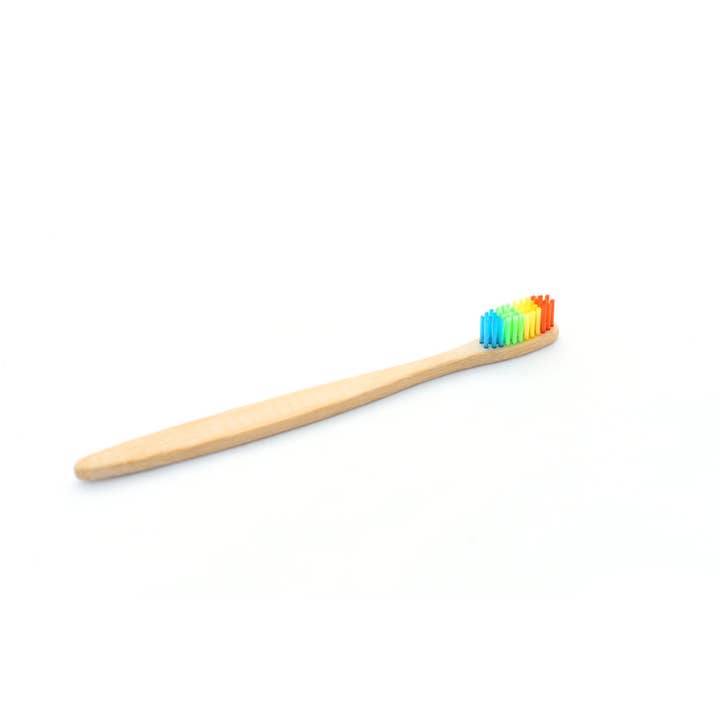 Dirt Don't Hurt - Wholesale Toothbrush - Bamboo Toothbrush with Rainbow Bristles