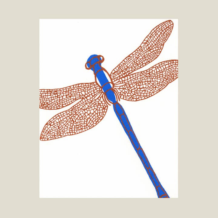 Dragonfly card for wholesale by Kinaloon