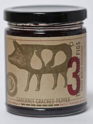 Cabernet Cracked Pepper Jam for wholesale by Three Little Figs