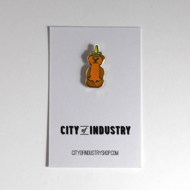 City of Industry - Wholesale Lapel Pin/Button - Honeybear Pin2