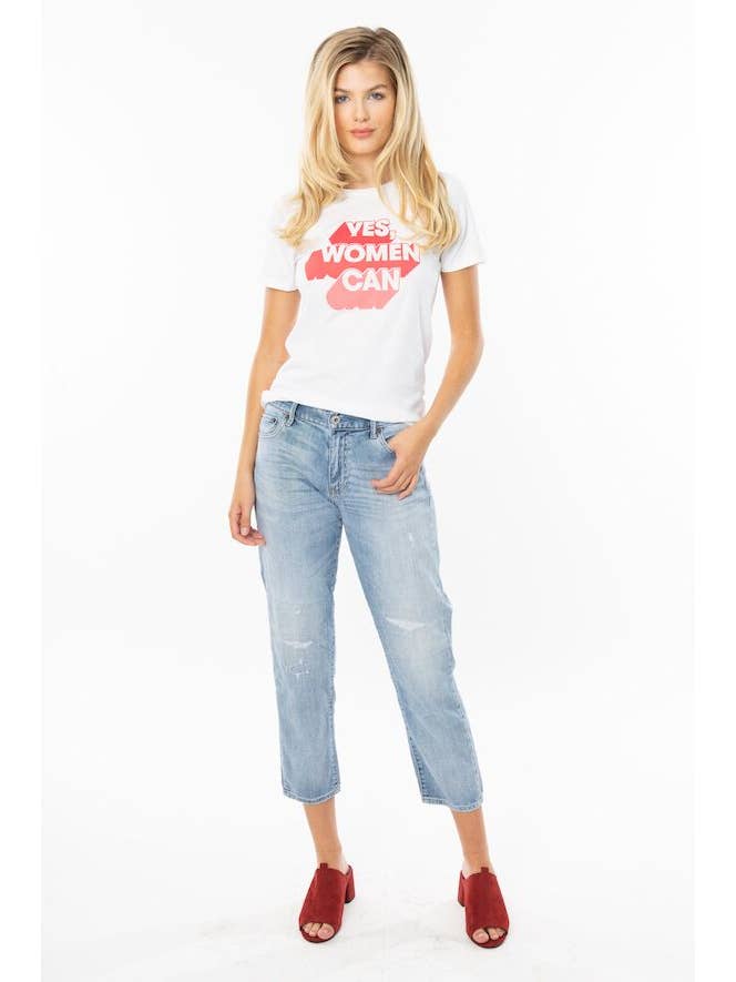 Skylar Yoo - Wholesale Screen Printed T-Shirt - Women's - Yes, Women Can1