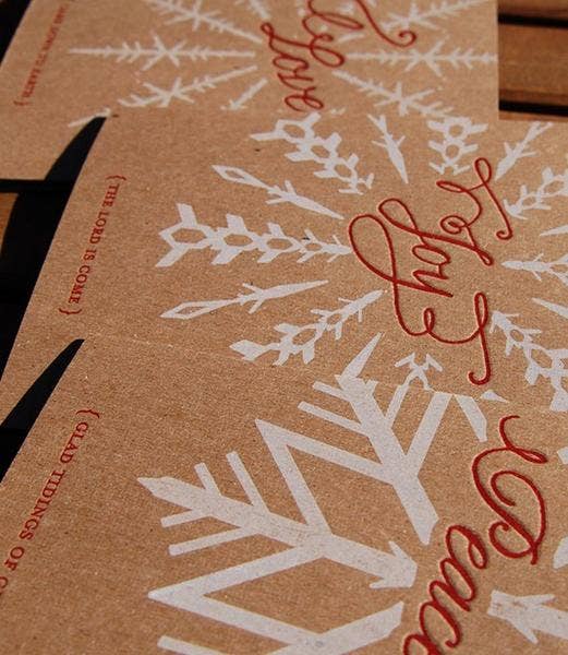 Wild Ink Press - Wholesale Christmas Card - Joy - Holiday Greeting Cards | Box Set of 62