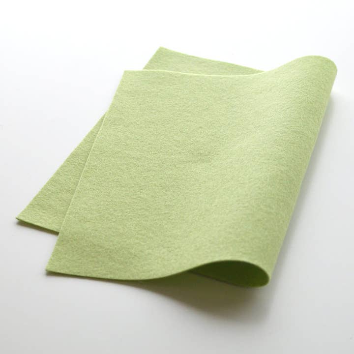 100% Avocado Wool felt for wholesale by Eva Blake’s Makery