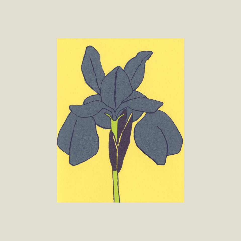 Kinaloon - Wholesale Everyday greeting card - Iris card