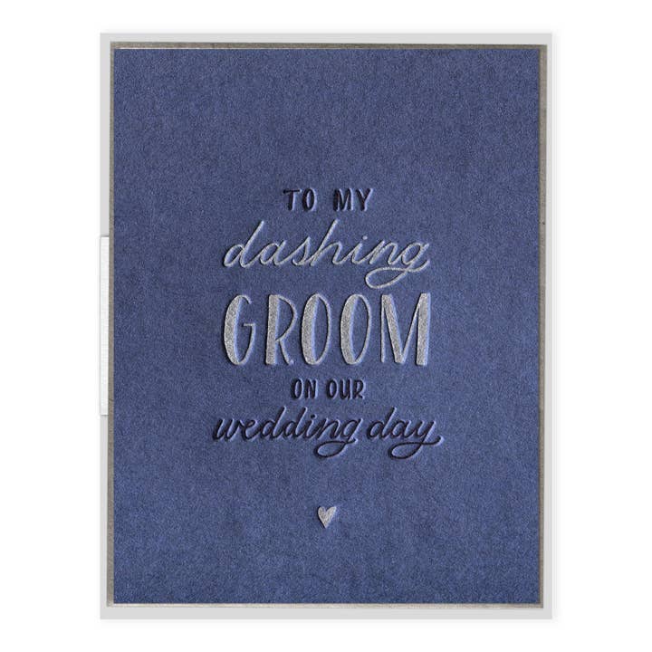 INK MEETS PAPER - Wholesale Trouwkaartje - Dashing Groom Trouwkaart1