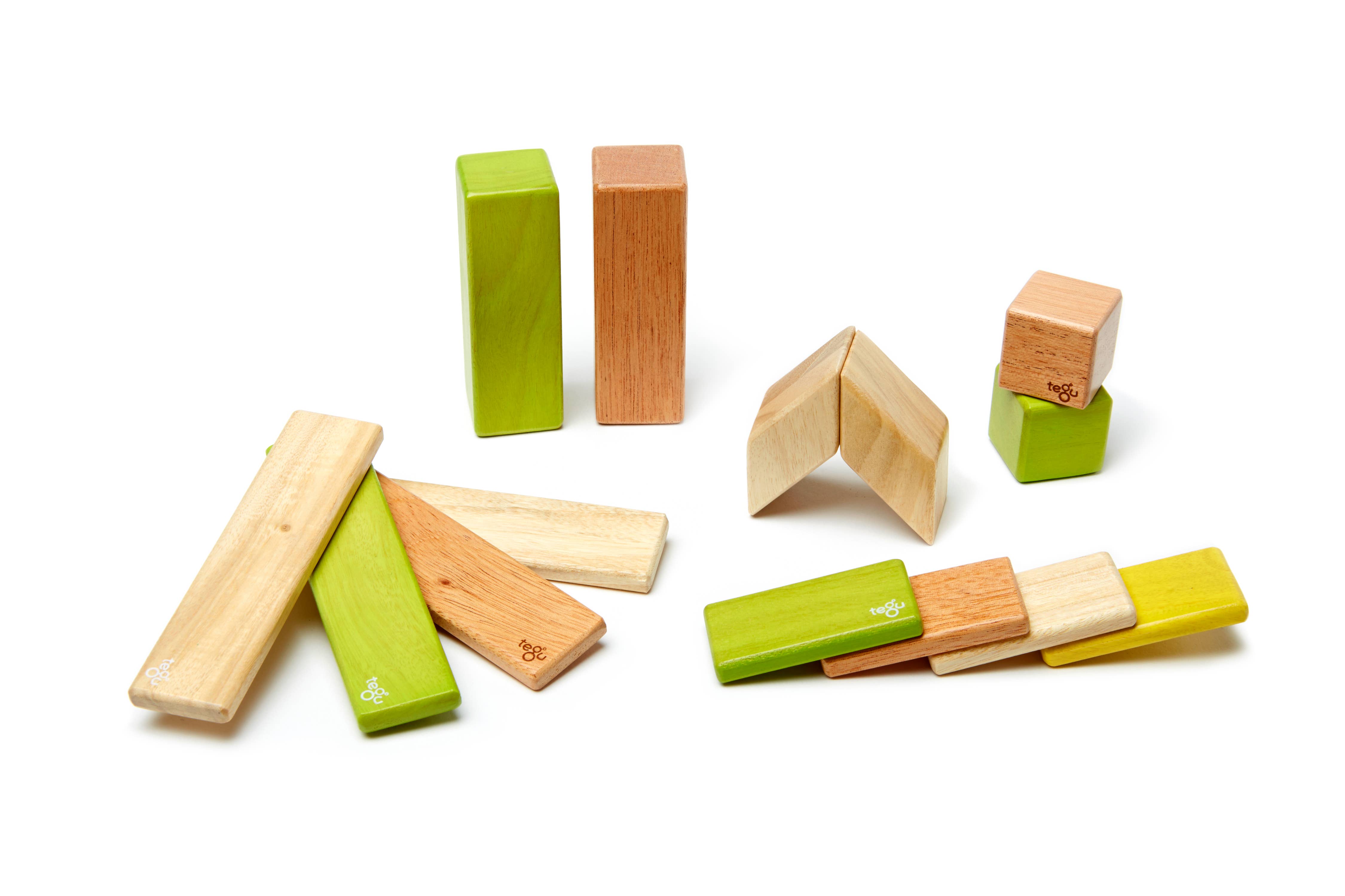 magnetic wooden block set