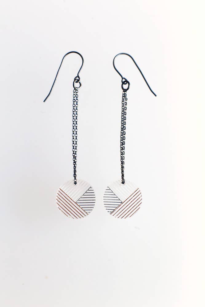 Bird of Virtue - Wholesale Dangle Earrings - Osa Earrings · Circle Drop Dangle Duster Earring2