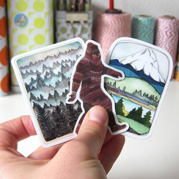 michele maule – Engroshandel Klistermærke – Sæt med tre nordvestlige Vinyl klistermærker1