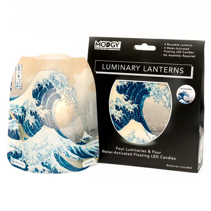 Linterna luminosa - Hokusai La gran ola para venta al por mayor de Modgy