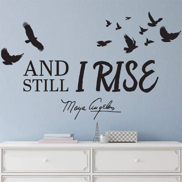 Still I Rise Wall Art Decal for wholesale by African American Expressions