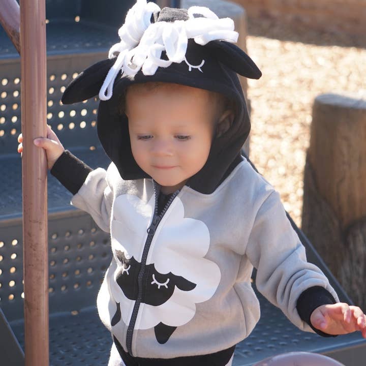 Sheep 3D Hoodie - Toddler and Kids Western for wholesale by Doodle Pants