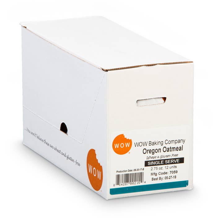 WOW Baking Company - Wholesale Biscuit - Gluten-Free Oregon Oatmeal Cookie Grocery Singles2