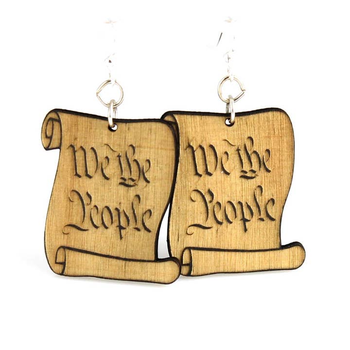 We the People Earrings for wholesale by Green Tree Jewelry
