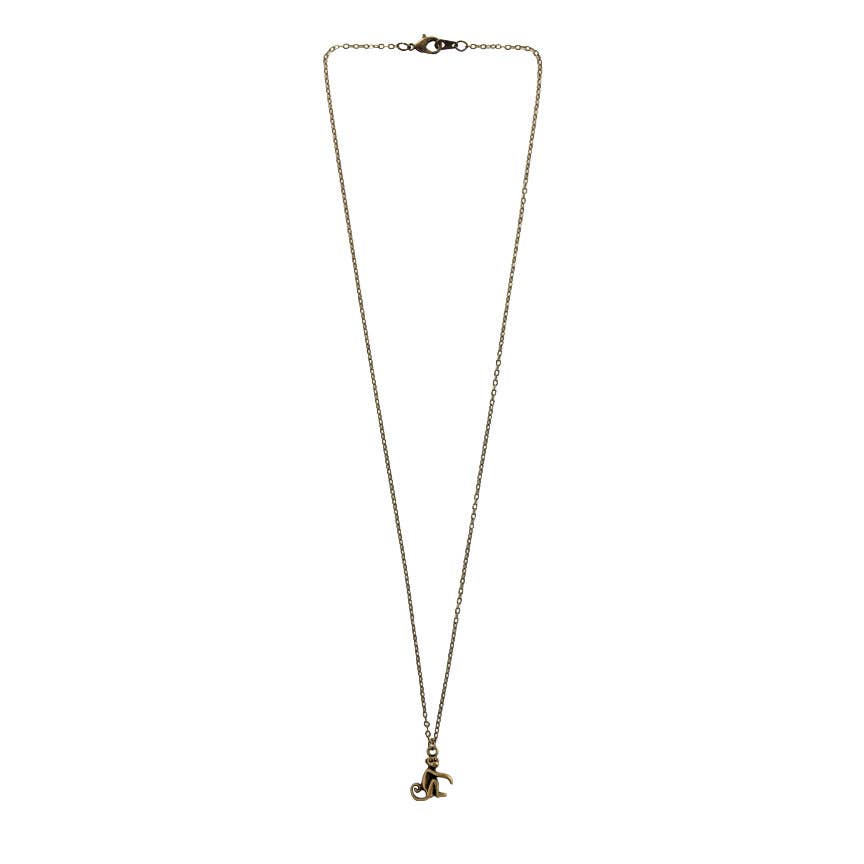 O Yeah Gifts - Vente Colliers à pendentif - Collier à breloque singe, collier pendentif singe à breloque1