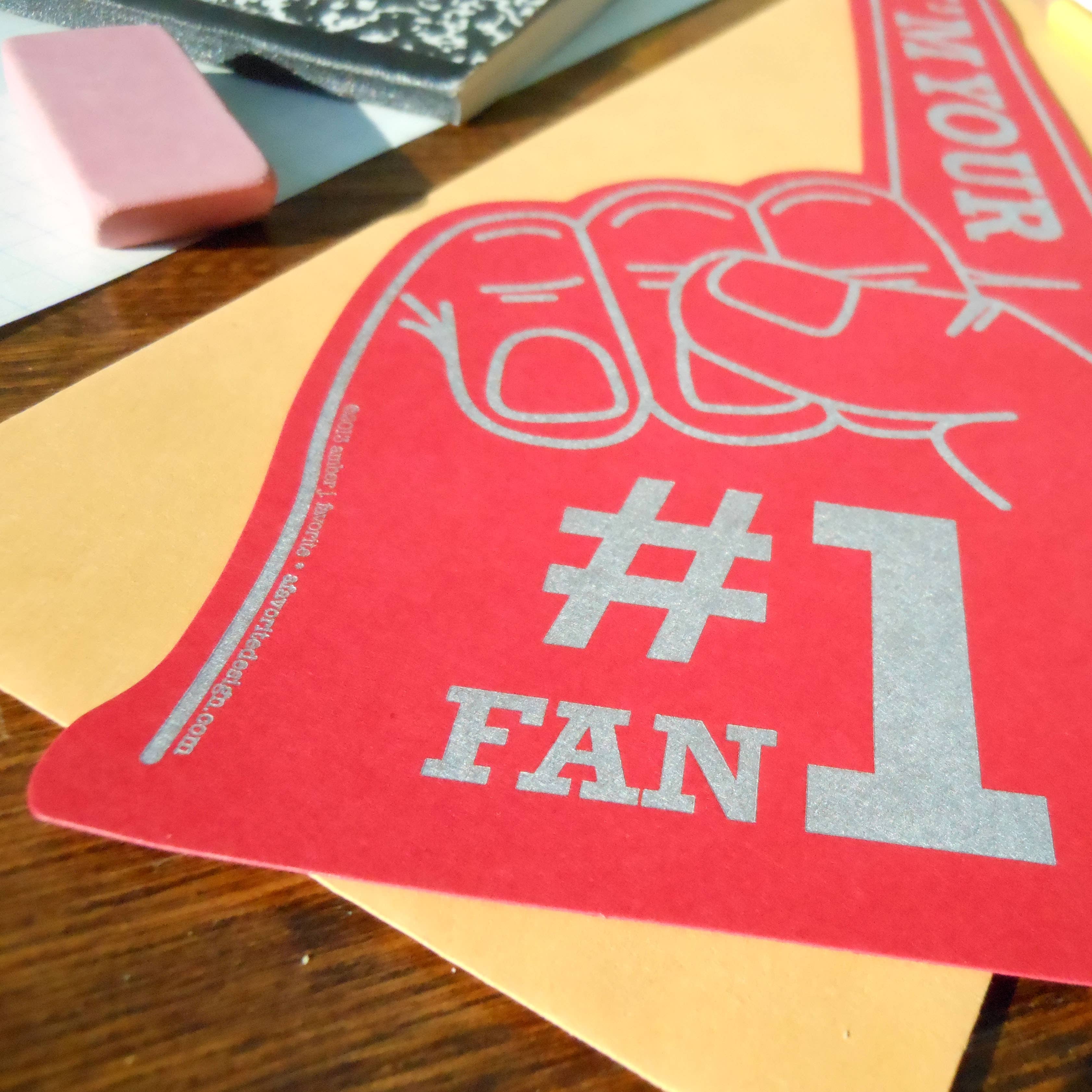 a. favorite design - Wholesale Love Card - #1 Fan "Foam" Finger1