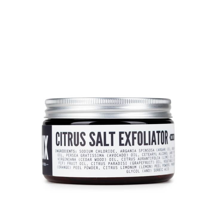 Citrus Salt Exfoliator for wholesale by CRUX Supply Co.