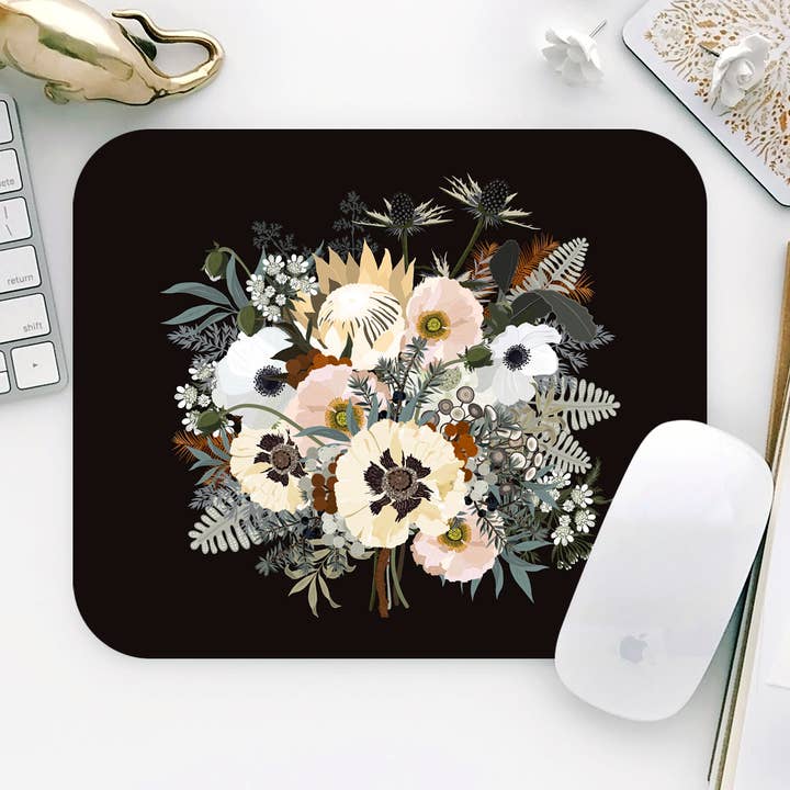 Protea Floral Rechteckiges Mauspad für den Großhandel von Onesweetorange