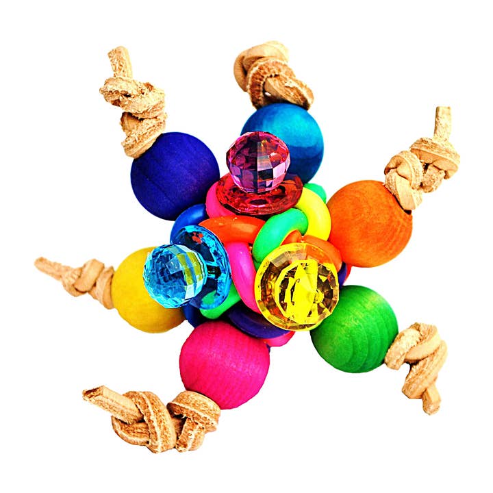 Scooter Z's - 229 Disco Ball - Bird Foot Toy for wholesale by YAY NOVELTY