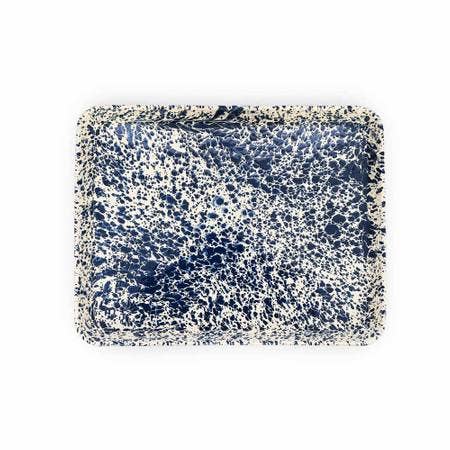 Crow Canyon Home - Wholesale Baking Sheet/Mat - Splatter Enamelware Large Rectangle/Jelly Roll Tray