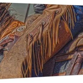 Right Where I Belong Canvas Print for wholesale by Amanda Smith Western Art, LLC