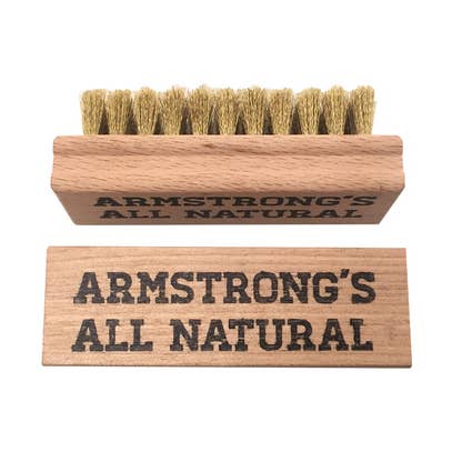 Premium Brass Brush for Revitalizing Suede for wholesale by Armstrong's All Natural