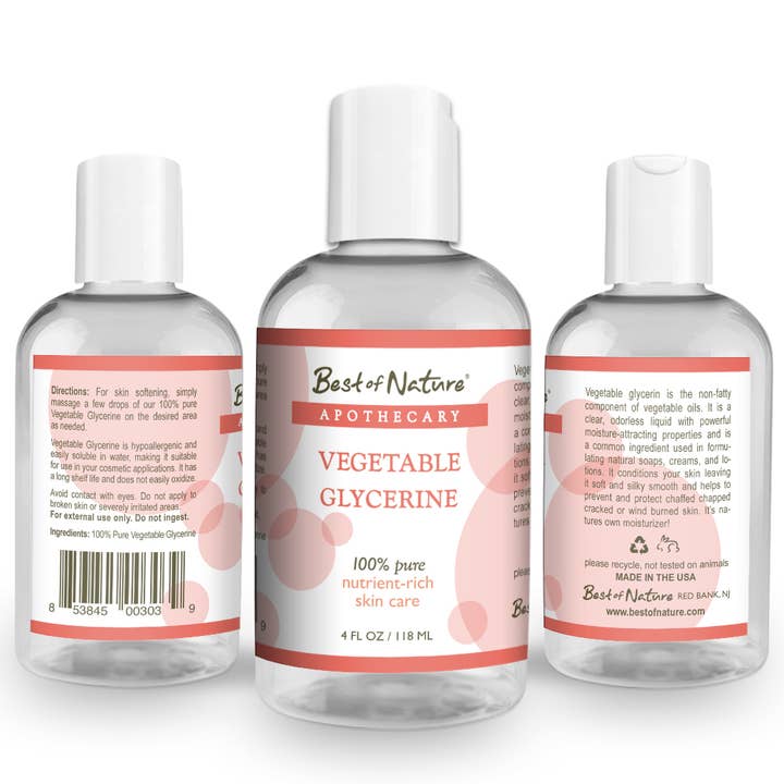 Best of Nature - Wholesale Facial Moisturizer - Vegetable Glycerine