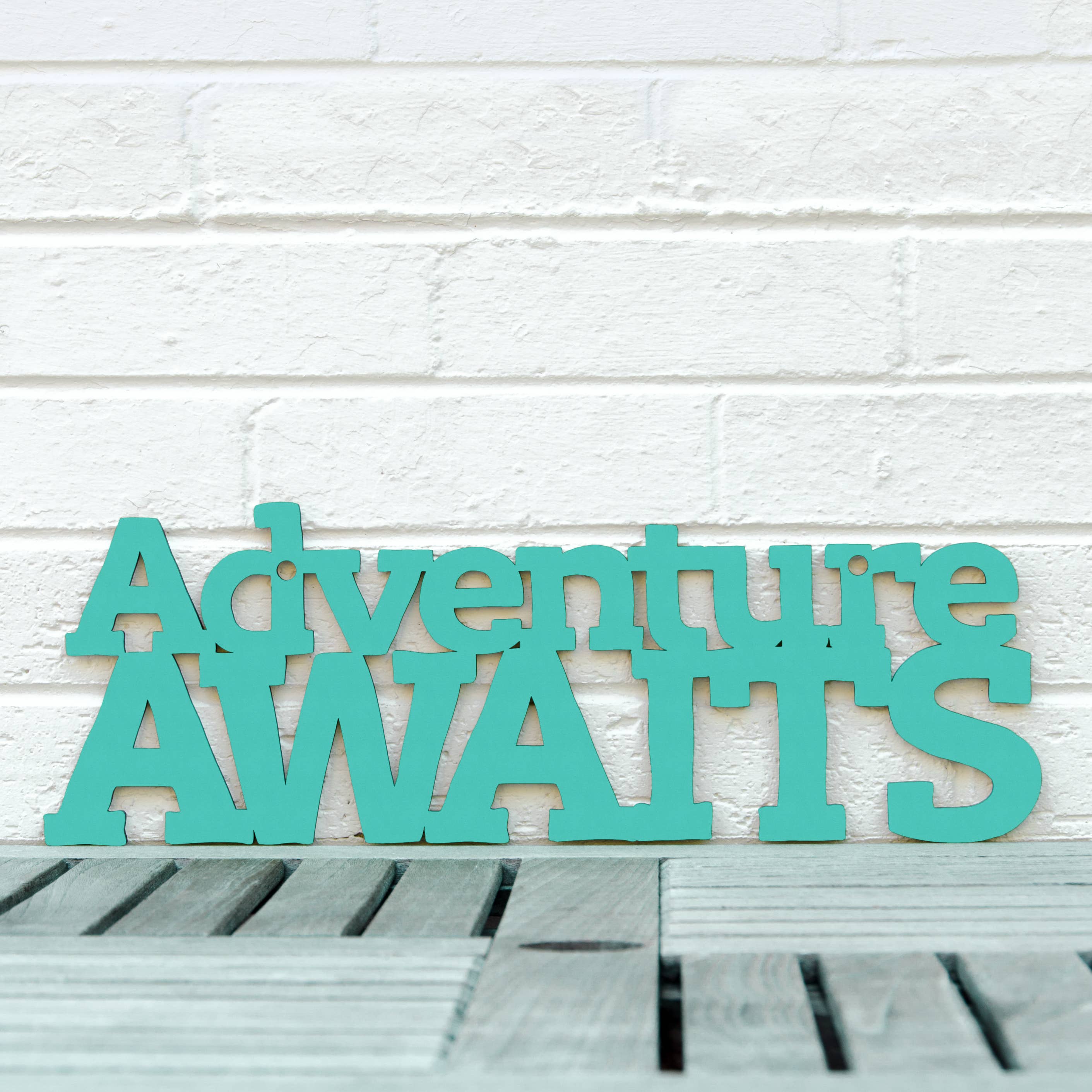 Spunky Fluff - Wholesale Wall Sign - Adventure Awaits Outdoor Lover Wall Art Sign4