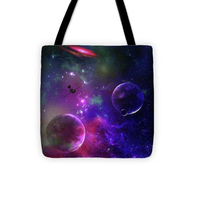 13" x 13" Held Against Their Will Tote Bag for wholesale by Don White-Art Dreamer