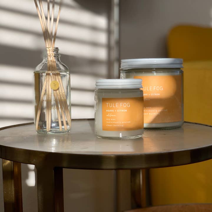 Tule Fog Candles - Wholesale Jar/Filled Candle - Agave + Citron Soy Candle Mini 3.5oz1