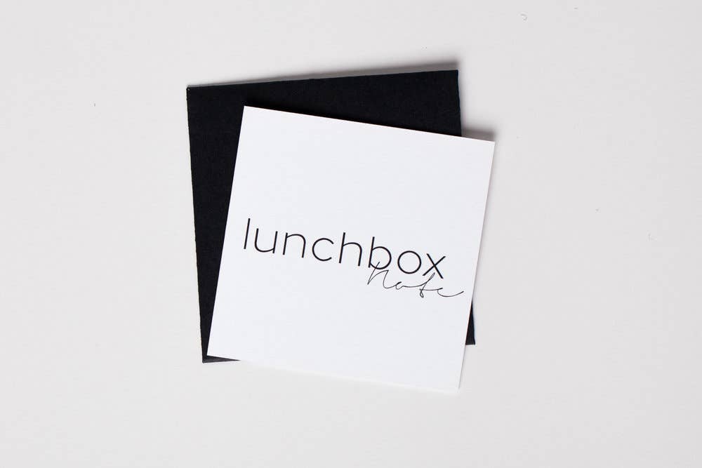 Wrinkle & Crease Paper Products - Wholesale Stationery/Notecard Set - Lunchbox Notes Mini Notecard1