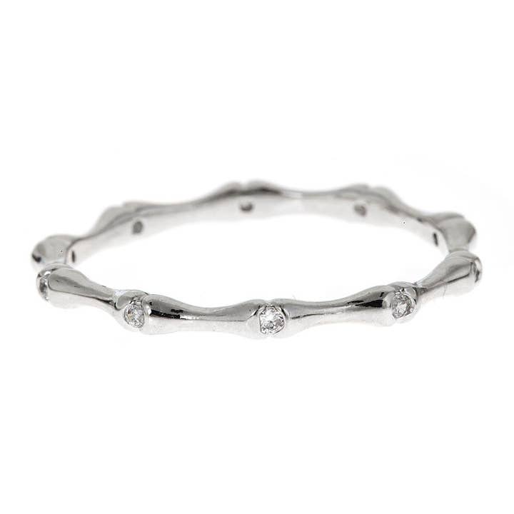 Fornash - Wholesale Band/Stacked Ring - Silver Tibby Ring