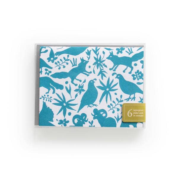 Wild Ink Press - Wholesale Stationery/Notecard Set - Otomi Boxed notes | Set of 61