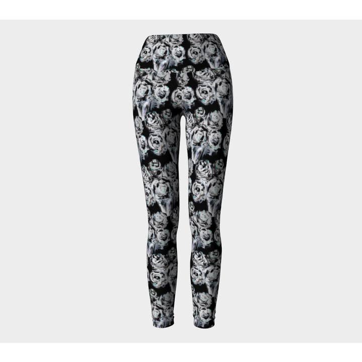 Legging Rose Noir pour la vente par EmBellish Active