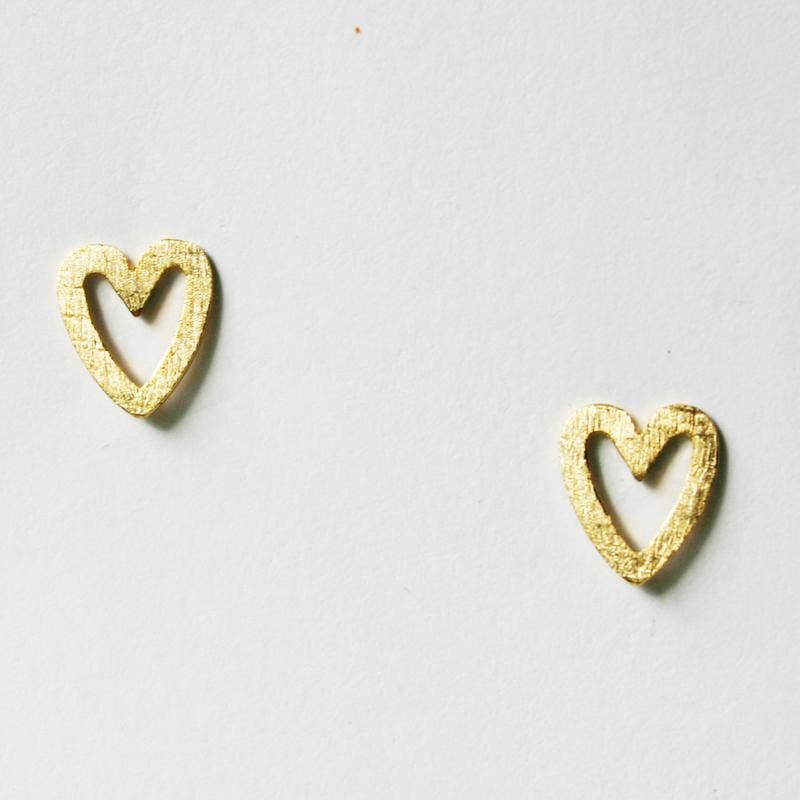 Rebecca Accessories LLC – Engroshandel Ørestikkere – Åbne Hjerte Post Øreringe Enkel Kærlighedsform Yndig Gave0