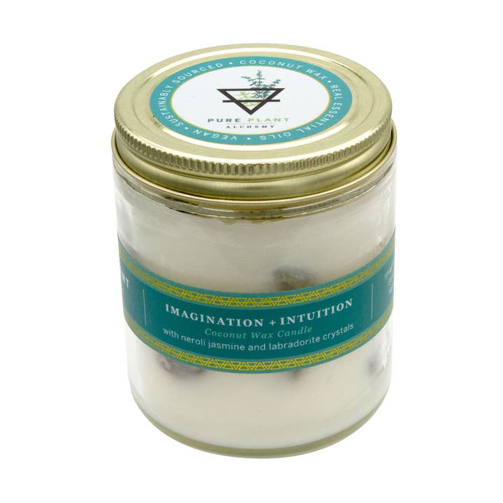 Imagination Intuition Neroli Jasmine labradorite crystals for wholesale by Pure Plant Home