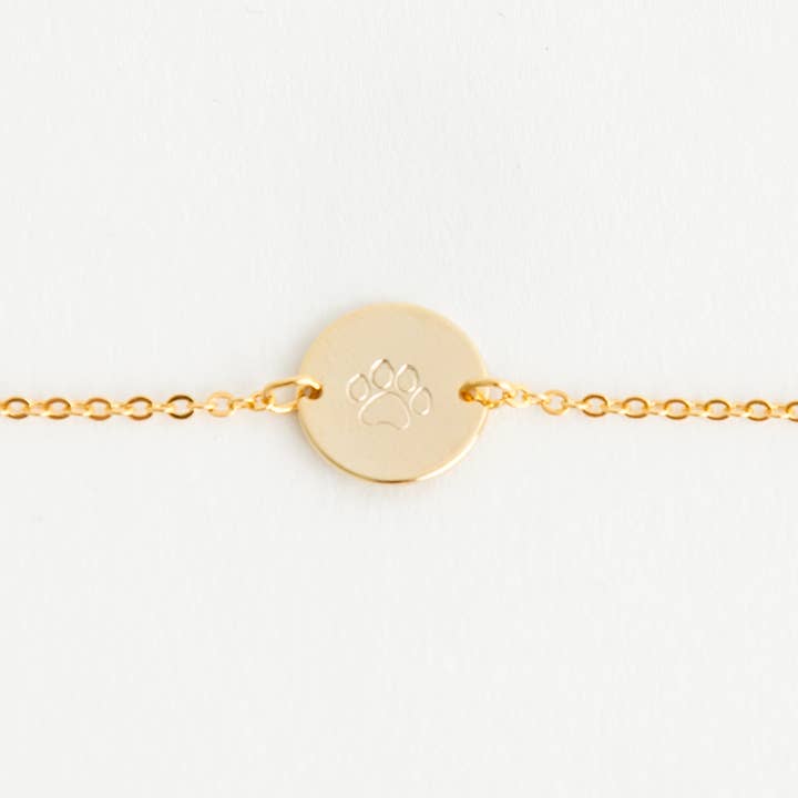Paw Print Charm Bracelet for wholesale by Nautically Northern