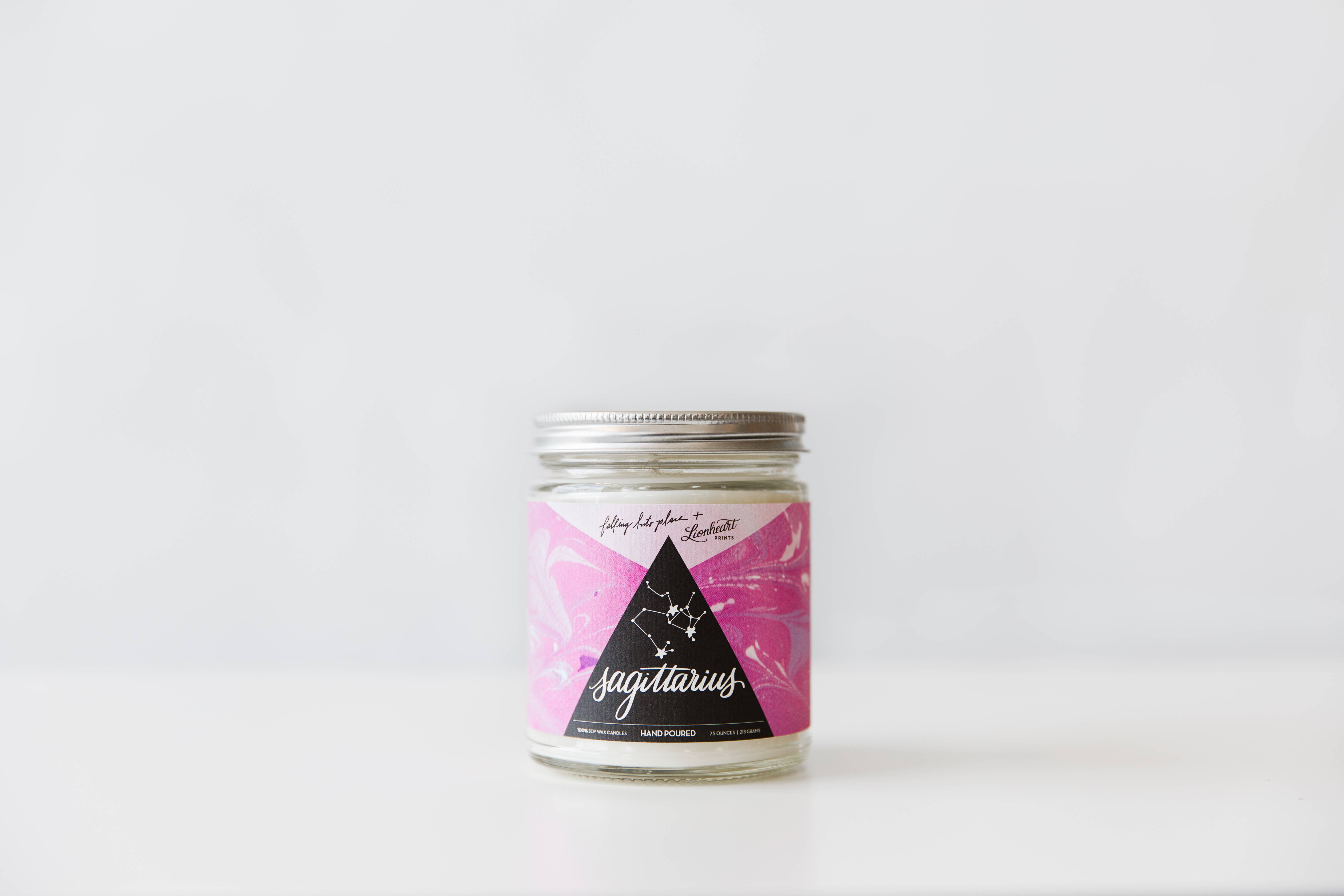 REMOVED BRAND - Wholesale Jar/Filled Candle - Astrology Series - Sagittarius Candle0