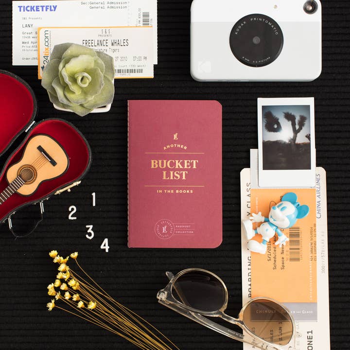 Letterfolk - Wholesale Passport Case - Unisex - Bucket List Passport