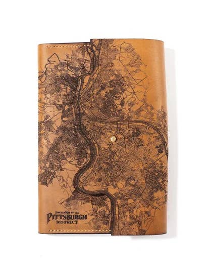 Diário do Mapa de Pittsburgh por atacado de Tactile Craftworks