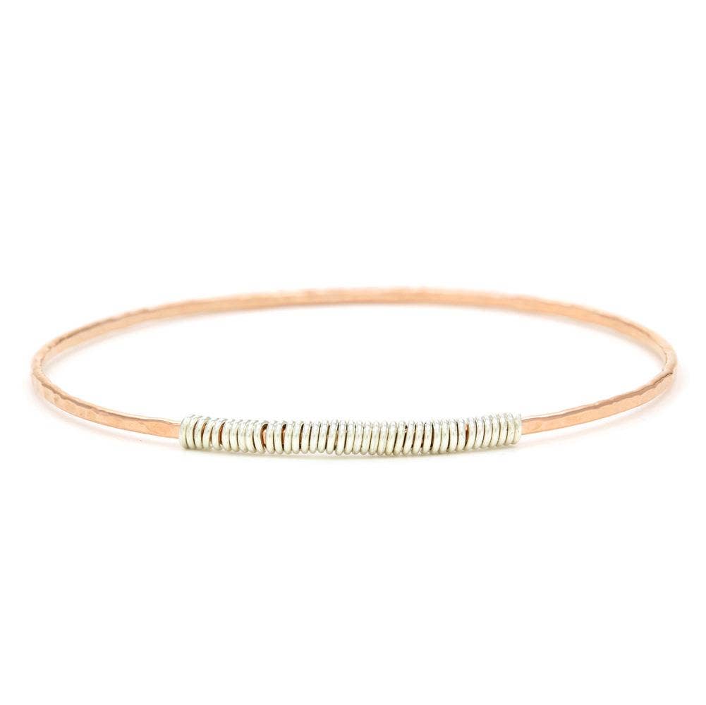 Devon Dowd Designs - Wholesale Bangle Bracelet - Rose Gold Filled Single Bangle & Wrap0