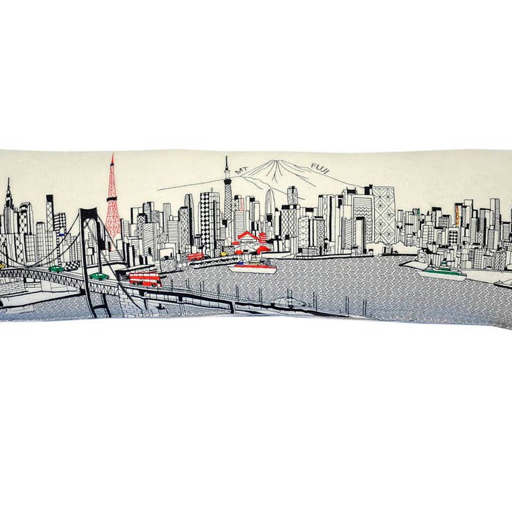 Oreiller de Tokyo de 46 po x 14 po pour la vente par Beyond Cushions Corporation