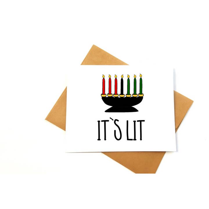 Kwanzaa Celebration Card for wholesale by Ally Elle Cards