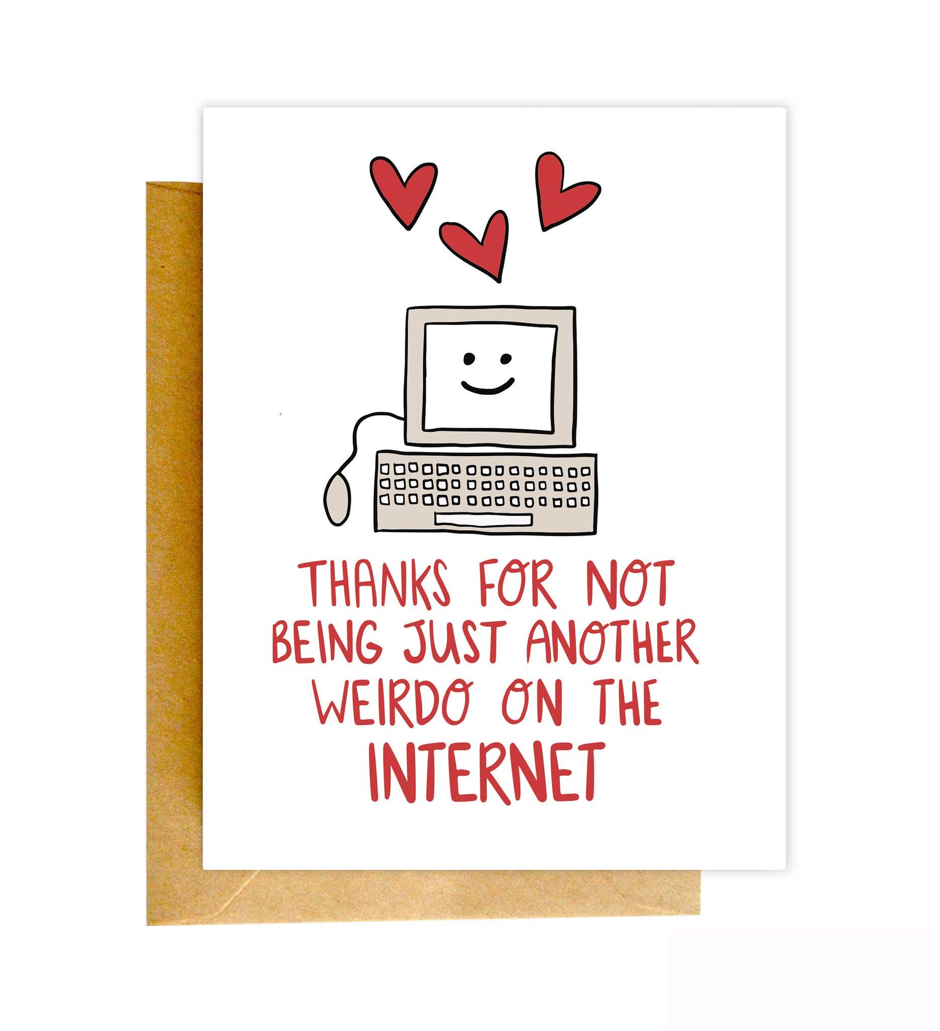 Knotty Cards - Wholesale Love Card - Internet Weirdo Card0