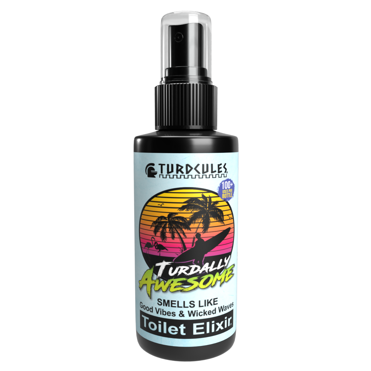 Turdcules Toilet Elixirs (Toilet Deodorizer) - Wholesale Toilet Spray - Turdally Awesome Toilet Elixir (Toilet Spray)1