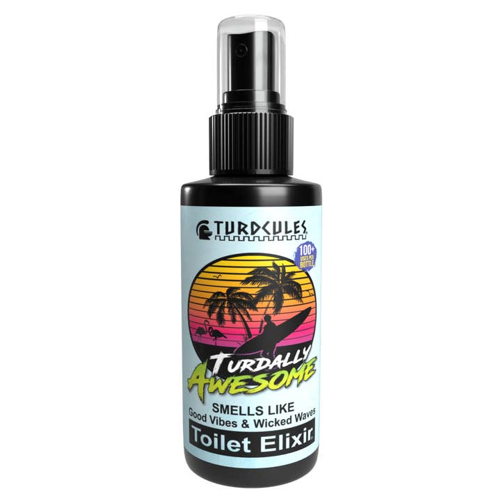 Turdcules Toilet Elixirs (Toilet Deodorizer) - Wholesale Toilet Spray - Turdally Awesome Toilet Elixir (Toilet Spray)1