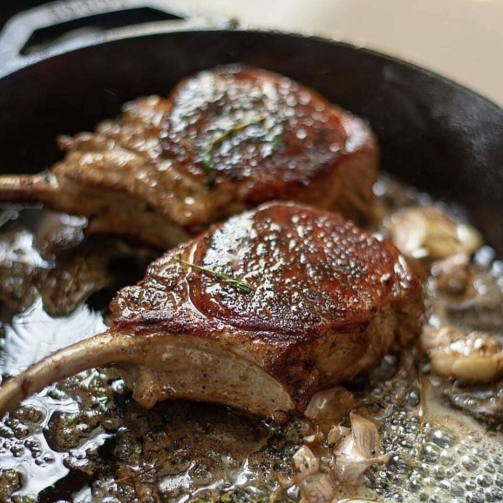 Cheshire Pork - Wholesale Pork - Bone In Center Cut Ribeye Chops, 2 8oz chops1