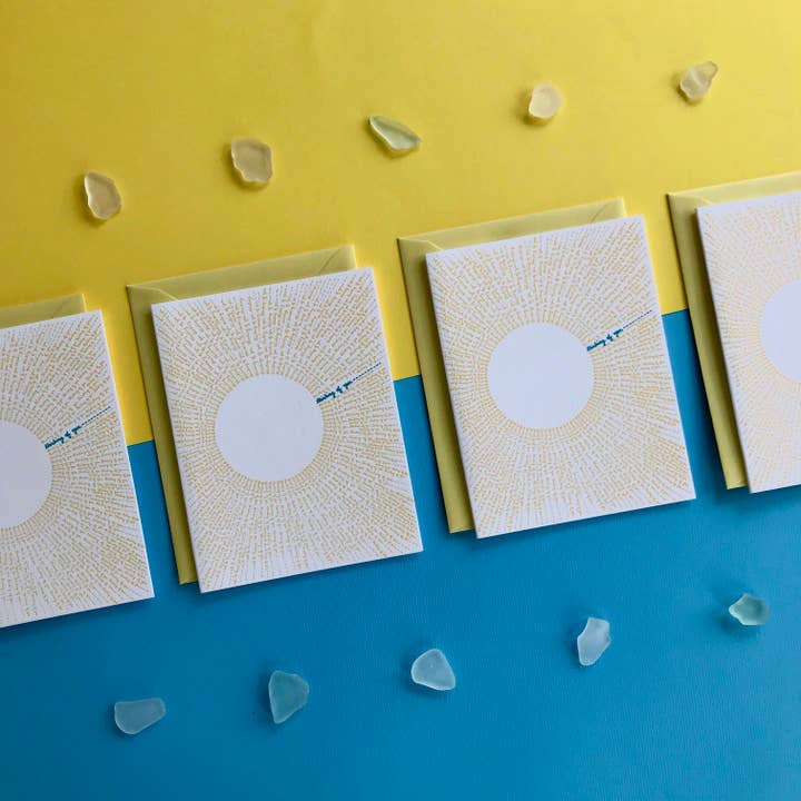 Helen Edna - Vente Carte « Je pense à toi » - Carte de vœux Thinking of You Eclipse - Thinking of You3