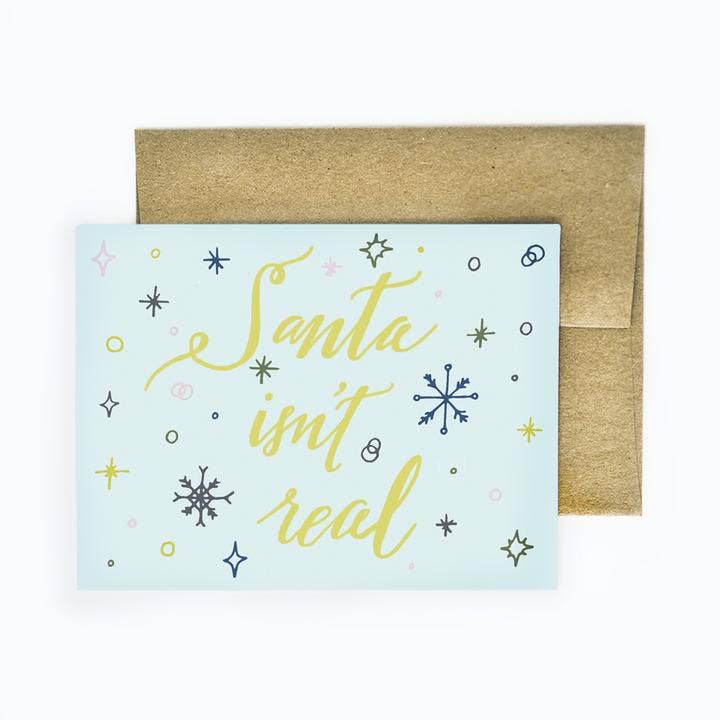 Aviate Press - Wholesale Christmas Card - The Truth About Santa Christmas Card
