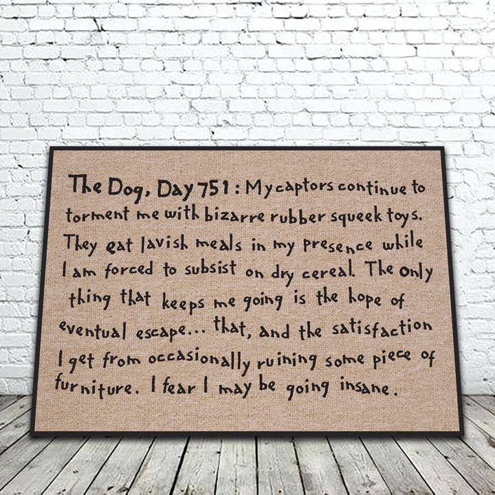 High Cotton Gifts - Wholesale Door Mat - The Dog Day 751 Mat