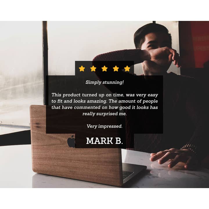 WOODWE - Vendita all'ingrosso Custodia per laptop/tablet - Unisex - Legno di bambù impiallacciato MacBook Skin